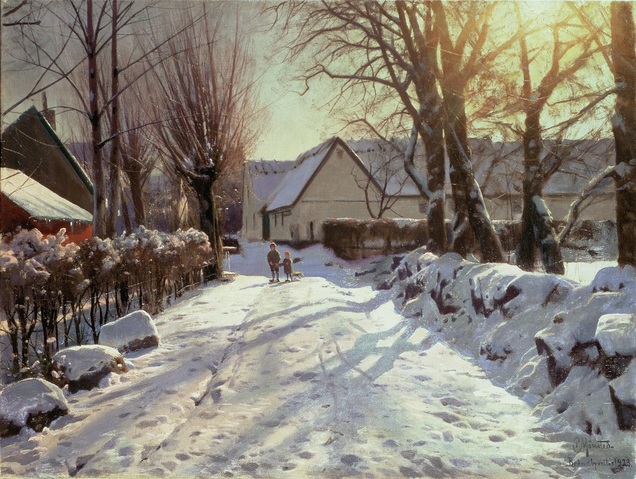 Vejen hjem, 1923 af Peder Monsted