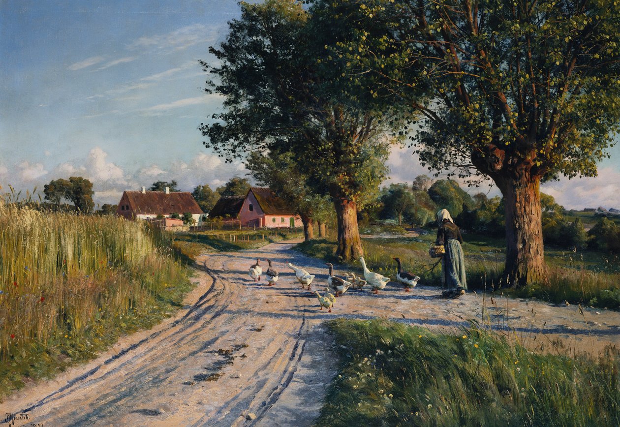 Vejen hjem af Peder Monsted