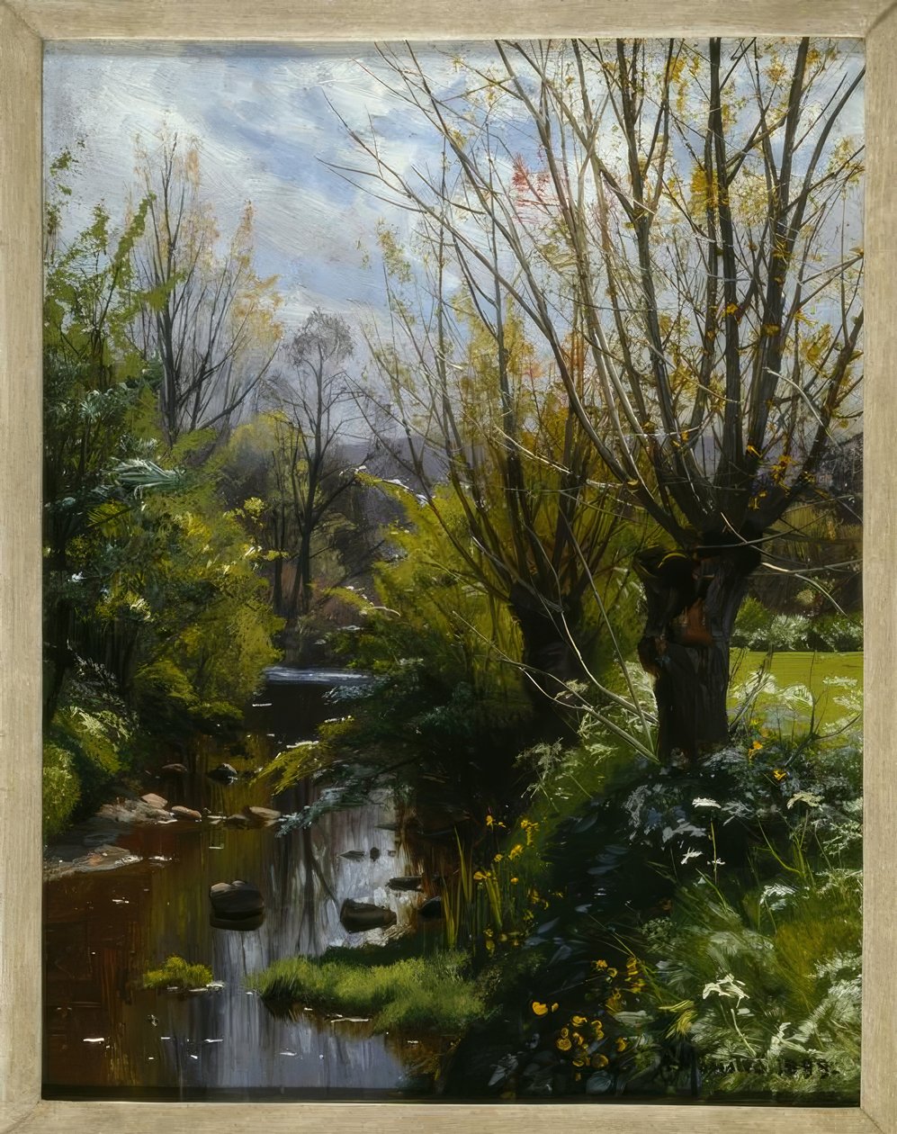 Waldbach af Peder Monsted