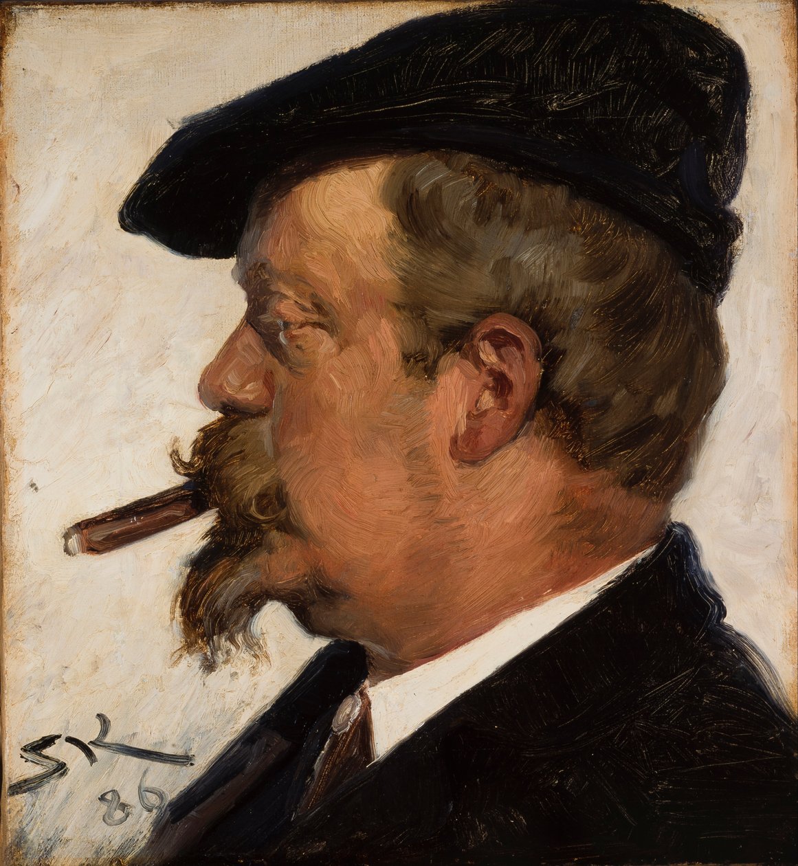 Portræt af Vilhelm Rosenstand af Peder Severin Krøyer