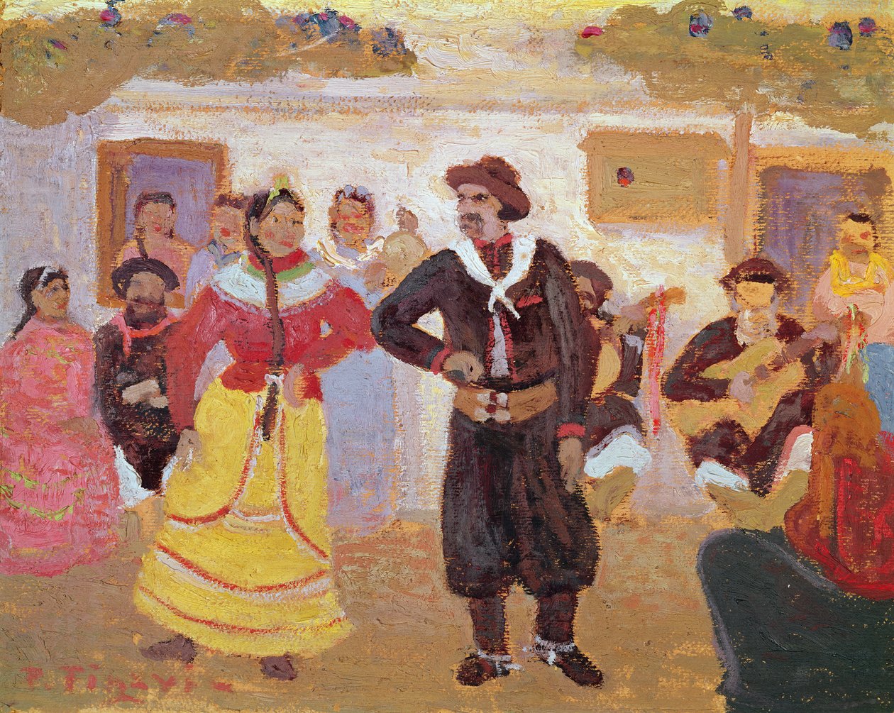 Gaucho dans af Pedro Figari