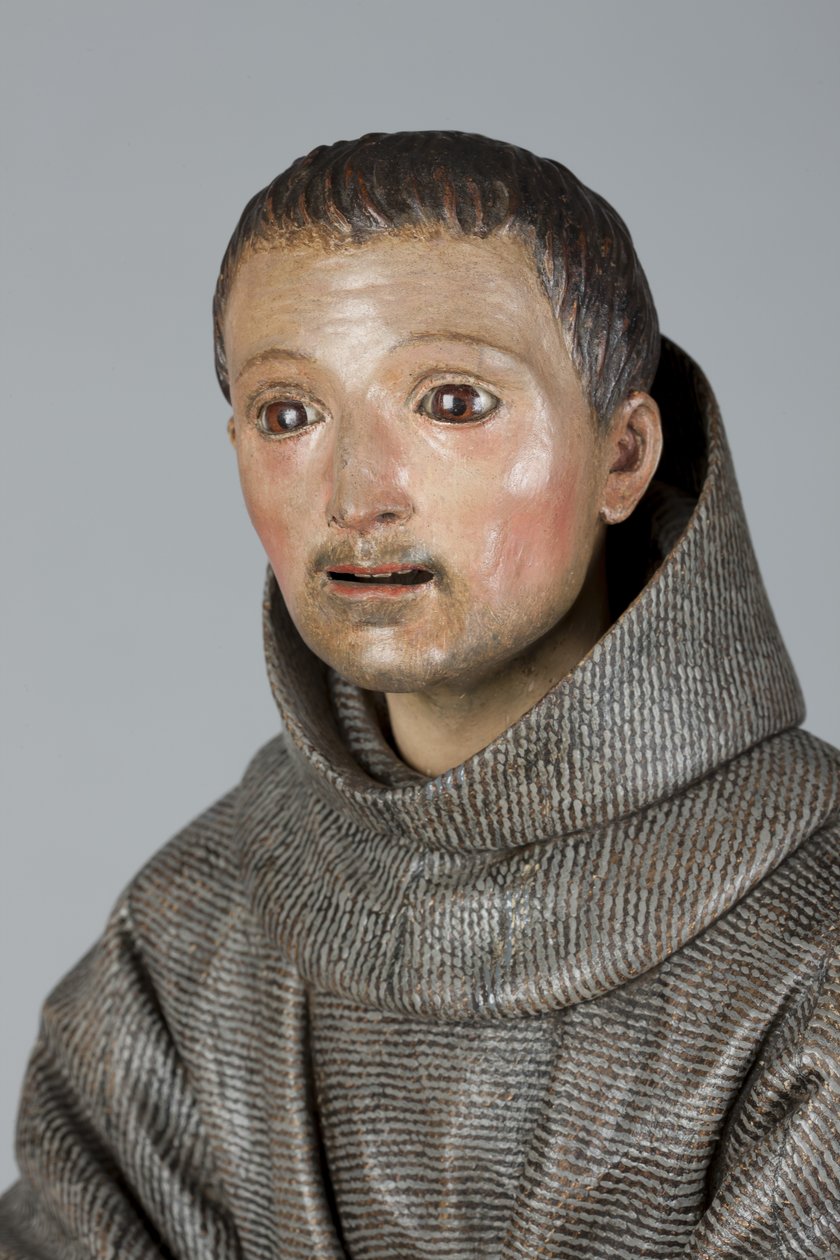 San Diego of Alcala, ca. 1665-70 (polykromt træ) af Pedro de Mena