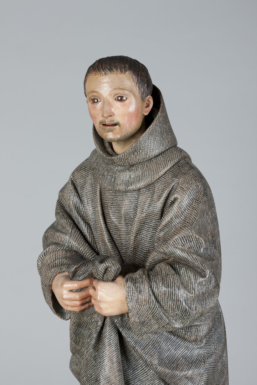 San Diego of Alcala, ca. 1665-70 (polykromt træ) af Pedro de Mena