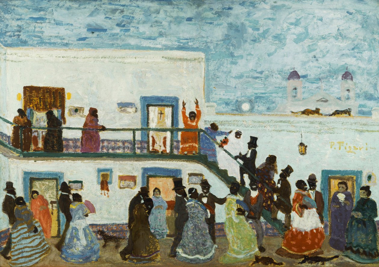 Ankomst til kirken; Ankommer fra kirken af Pedro Figari