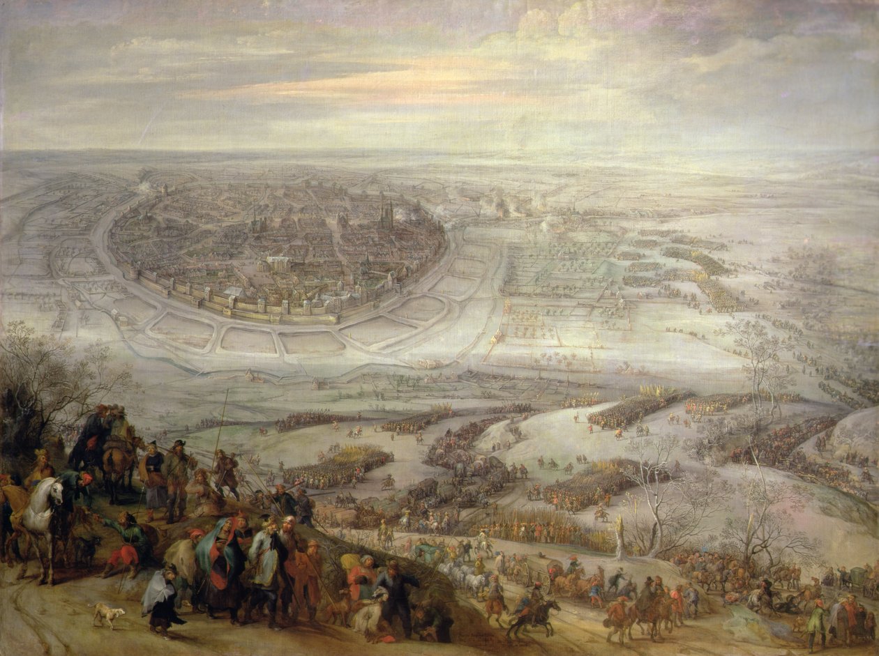 Belejringen af ​​Freiberg i Meissen, 1643 af Peeter Snayers