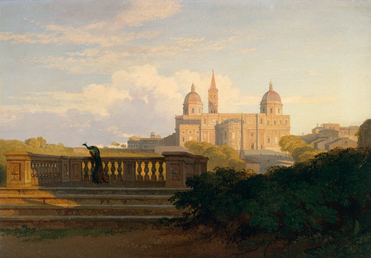 Santa Maria Maggiore, c1820-1880. af Penry Williams