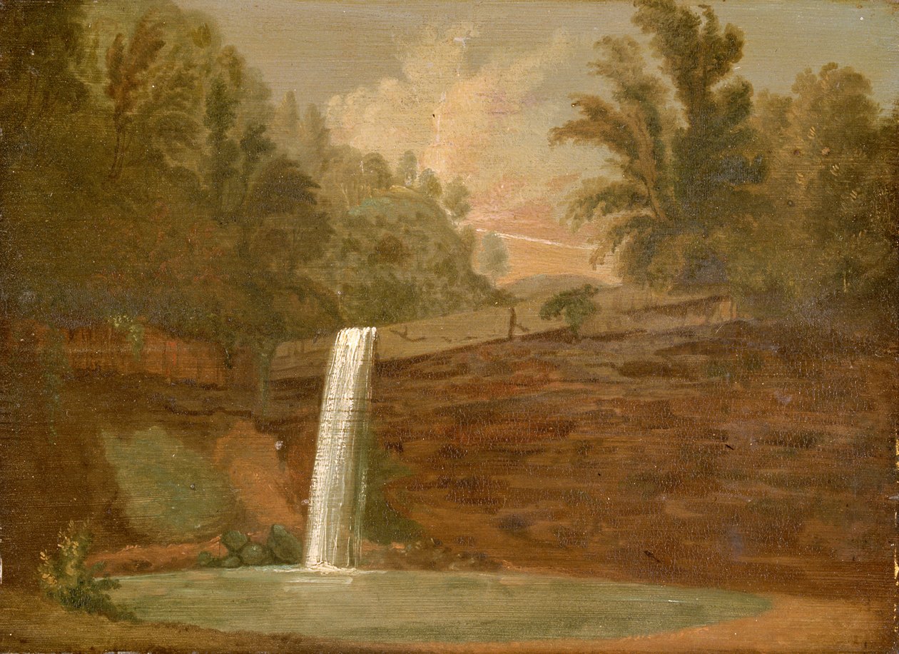 Gwladys Scud, Vale of Neath, c1819. af Penry Williams
