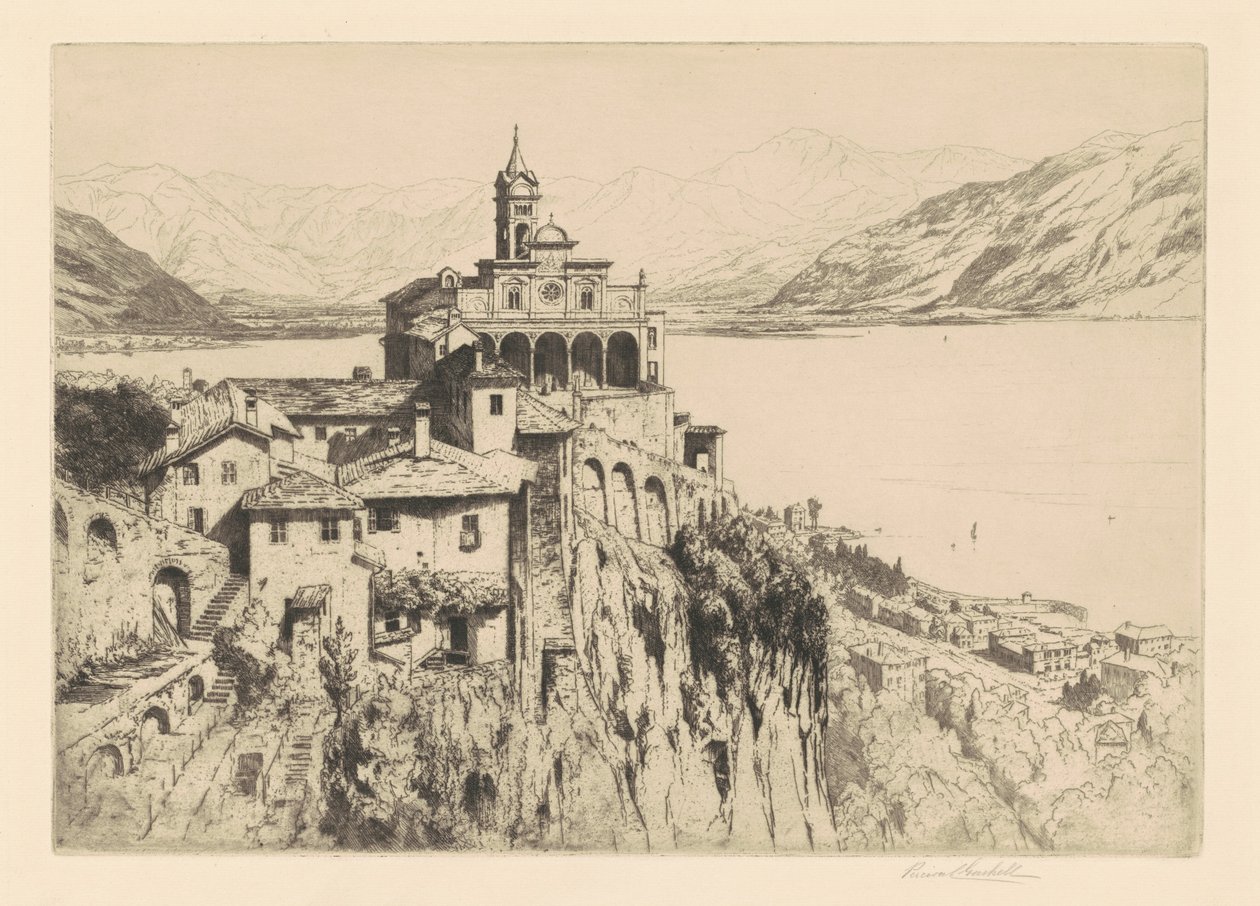 Santa Maria del Sasso, Locarno af Percival Gaskell