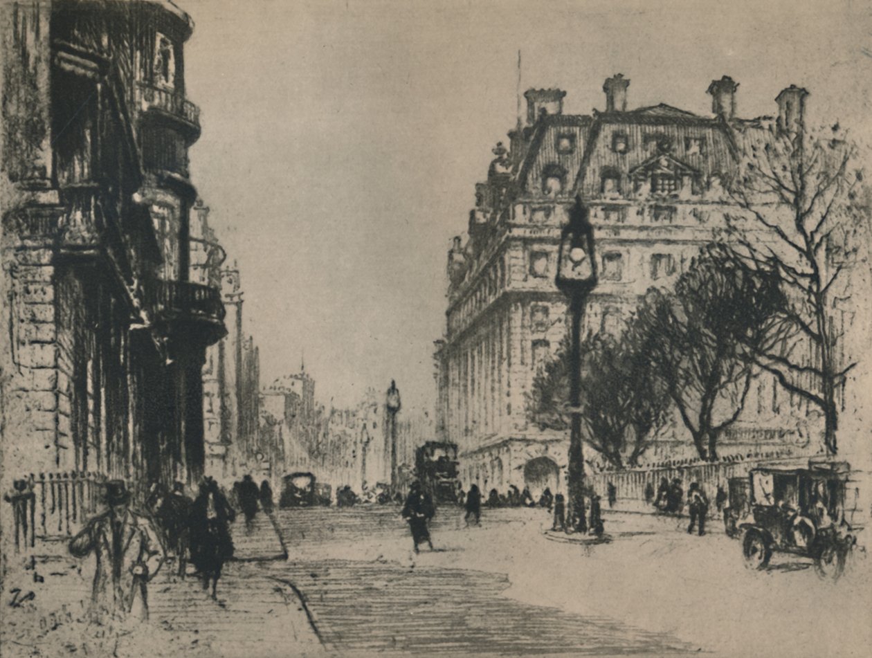 Piccadilly, 1927. af Percy Robertson