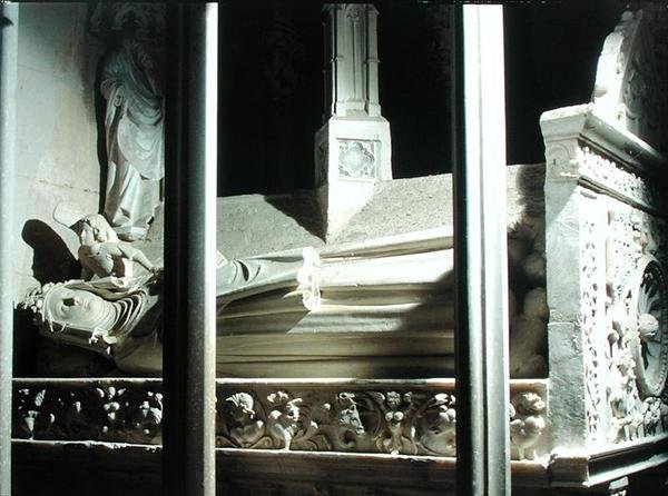Tomb af Blanche af Anjou, kone til Jakob II af Aragon (1264-1327) af Pere de Bonhull Pere de Bonhull