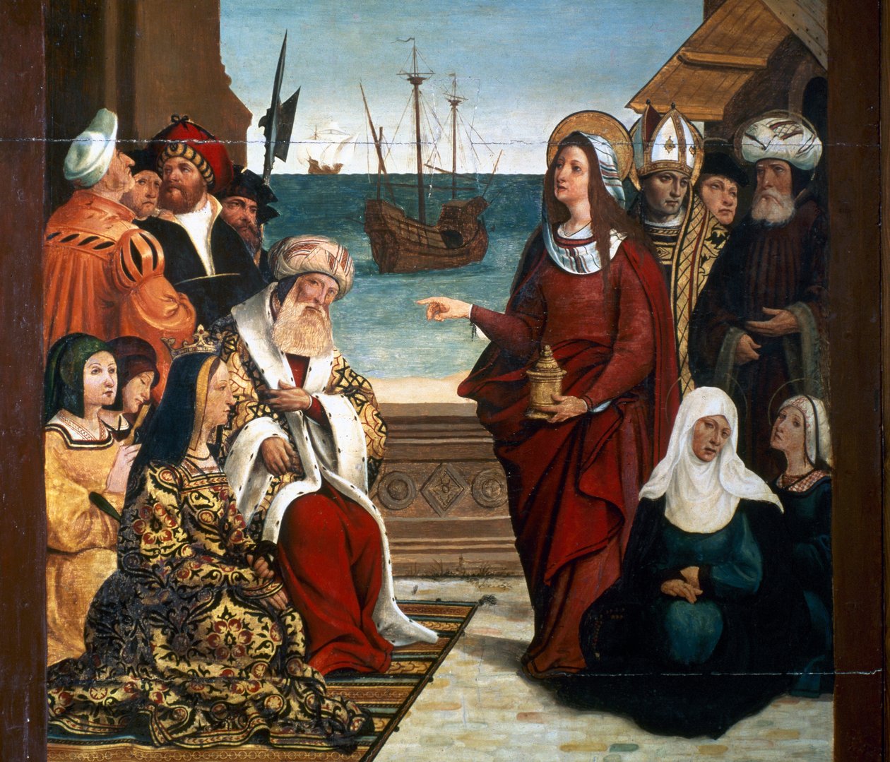 Altertavle af Maria Magdalene, detalje af Pere Mates