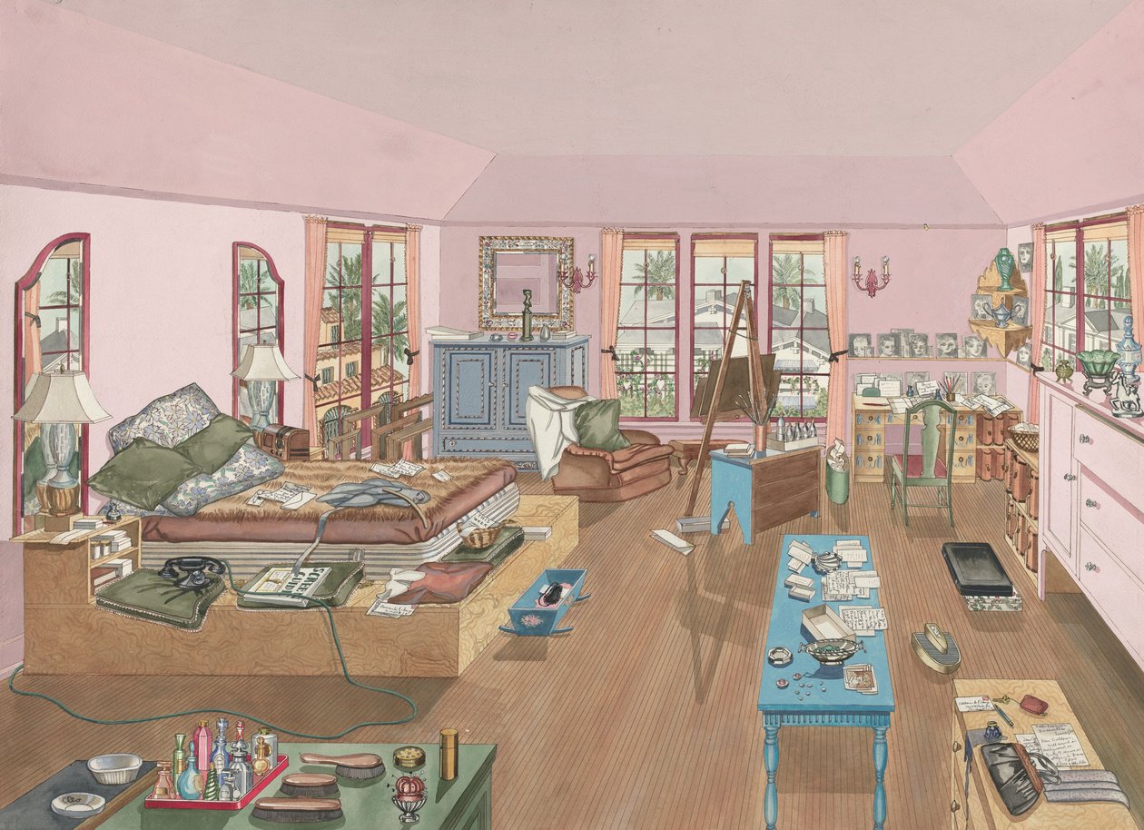Soveværelse, 1940, 19351942. af Perkins Harnly