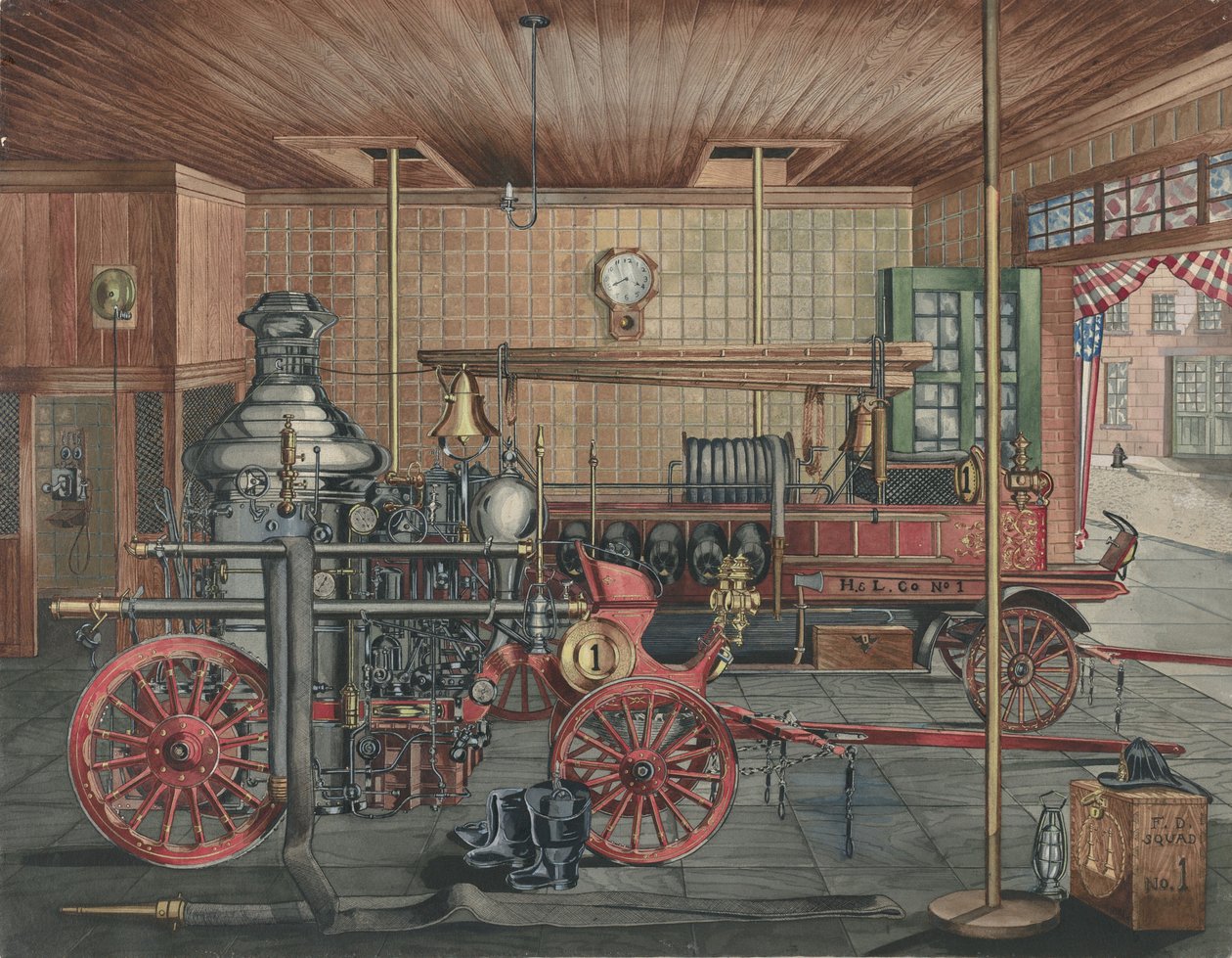 Brandstation, 19351942. af Perkins Harnly