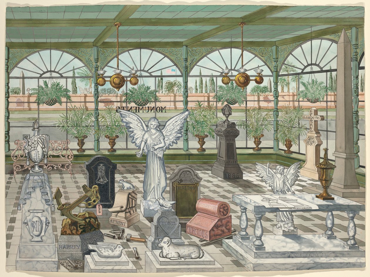 Monumentudstillingsrum, 1888, 19351942. af Perkins Harnly