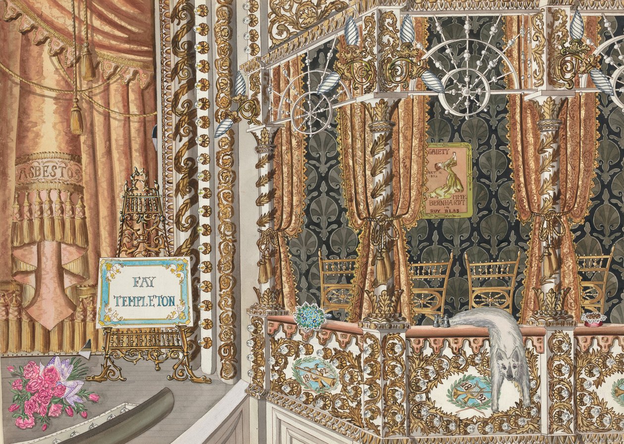 Teaterboks, 1892, ca. 1947. af Perkins Harnly