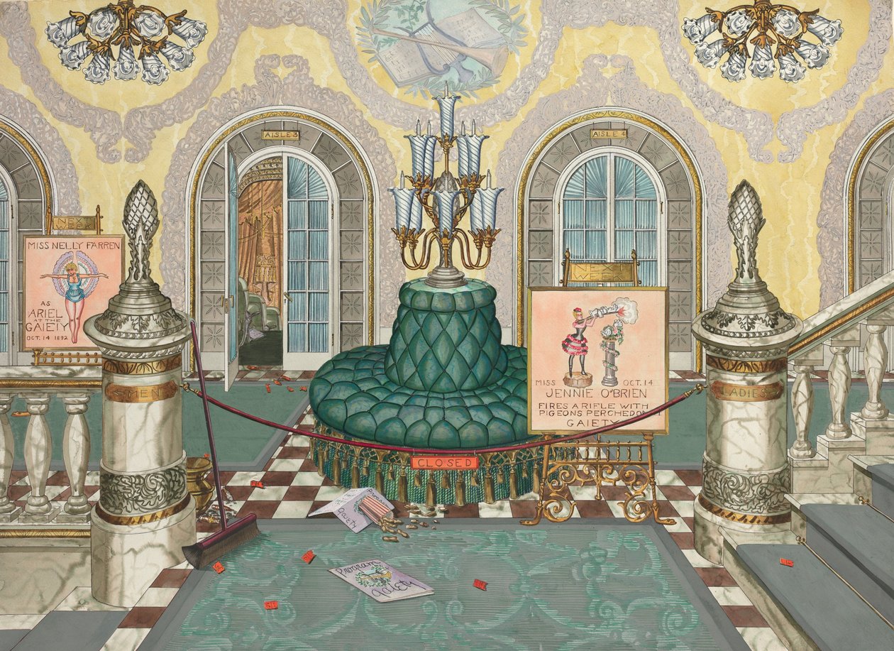 Teaterlobby, 19351942. af Perkins Harnly