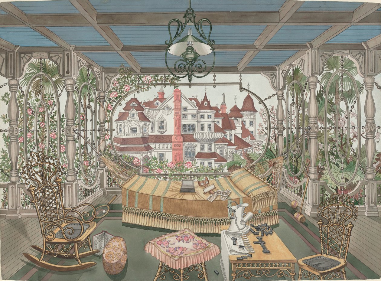 Veranda, 1885, 19351942. af Perkins Harnly