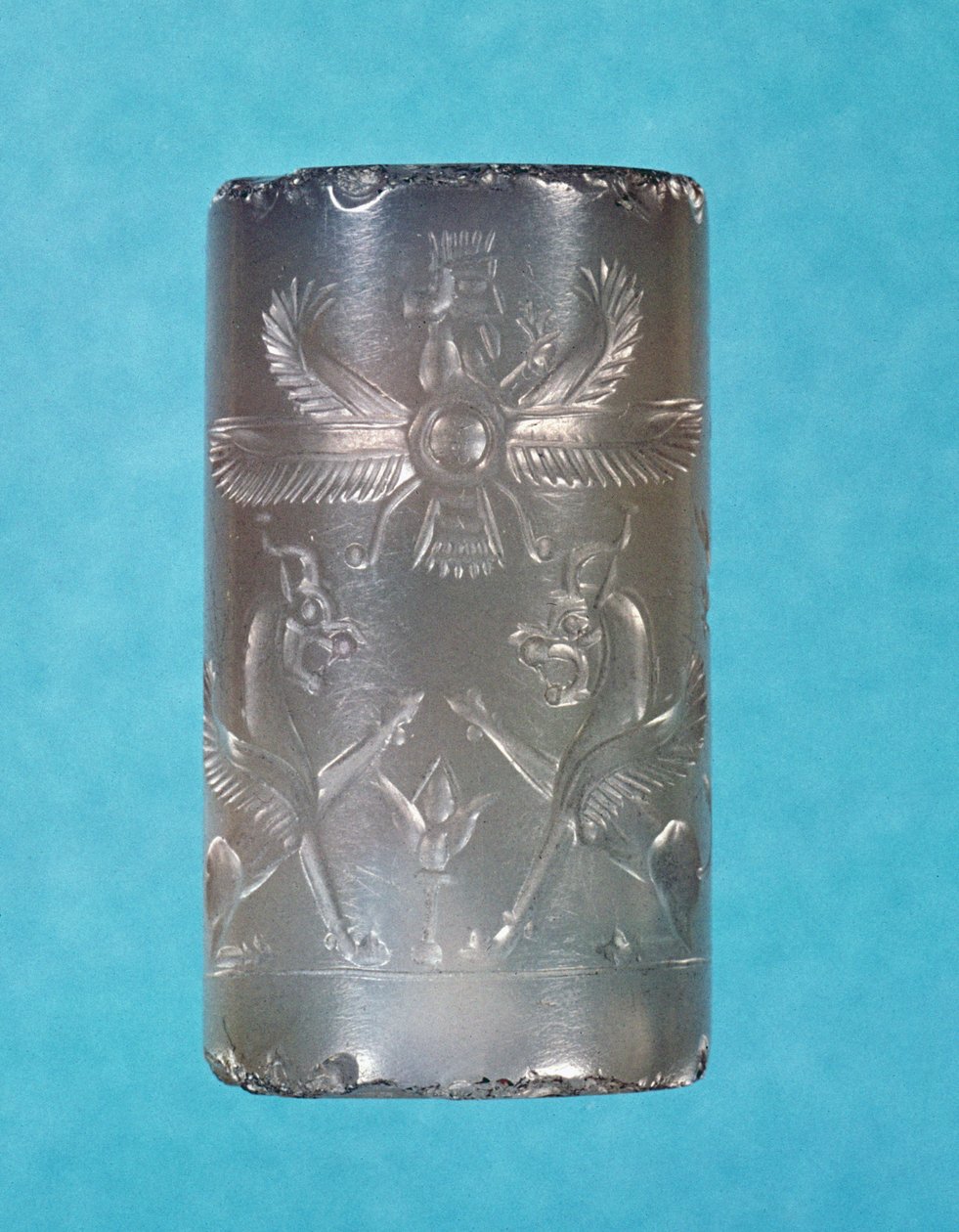 Achaemenidisk cylindersegl, persisk dynasti, 7. århundrede f.Kr. af Persian School