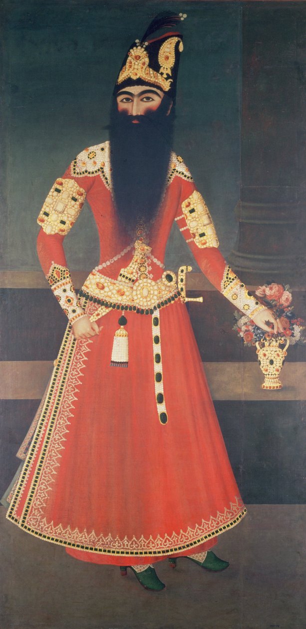 Portræt af åbningen af ​​reden (1771-1834) af Persian School