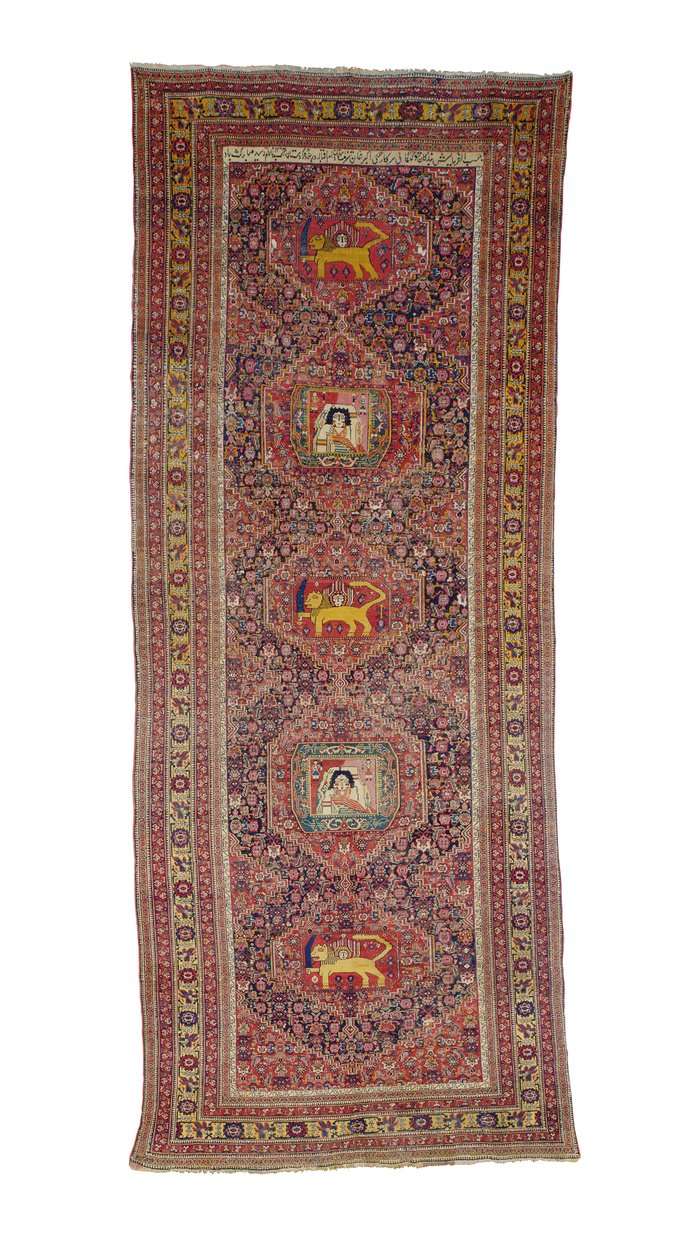 Senneh galleritæppe, Vestpersien, 1837 af Persian School