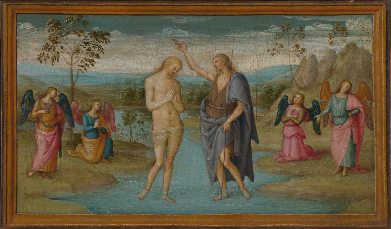 Kristi dåb af Perugino