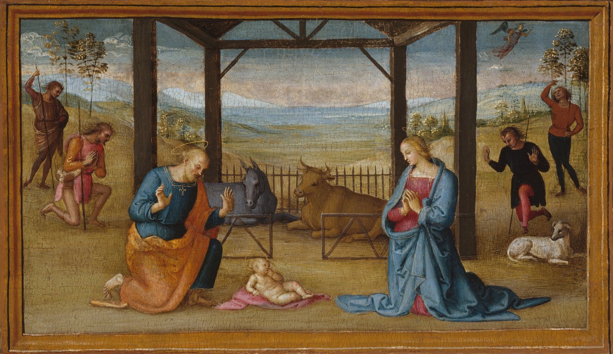Fødselen, 150005. af Perugino