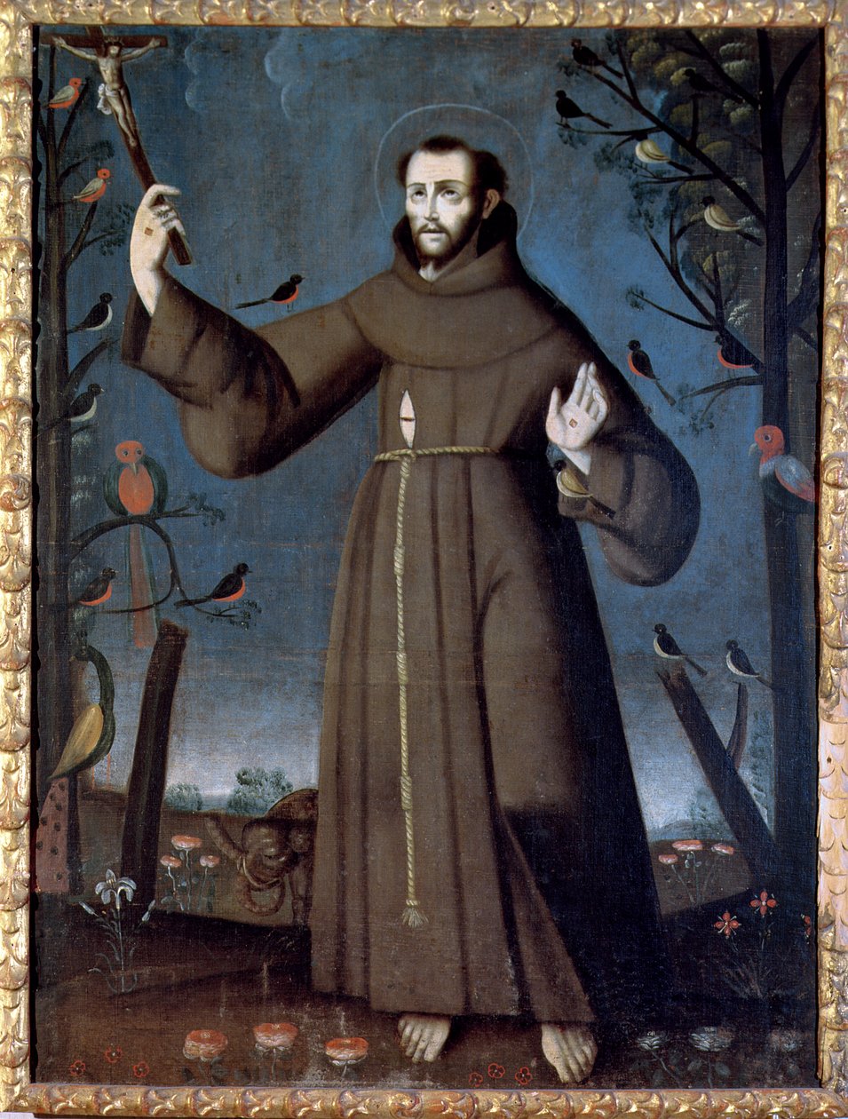 Sankt Frans af Assisi af Peruvian School