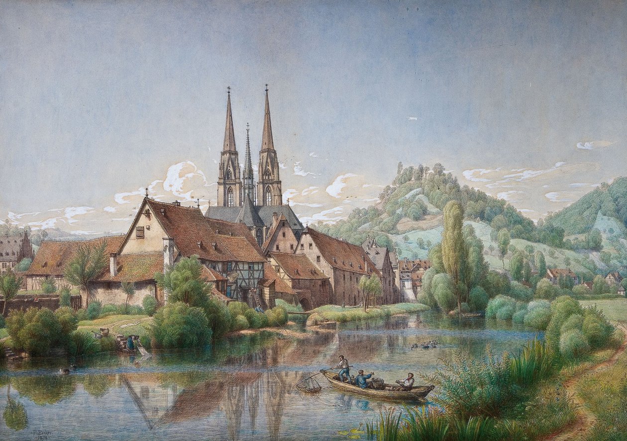 Udsigt over Marburg af Peter Becker