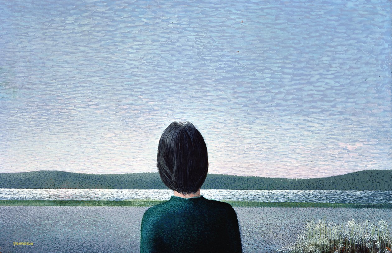 Towards the Hills, 1980 (akryl) af Peter Davidson