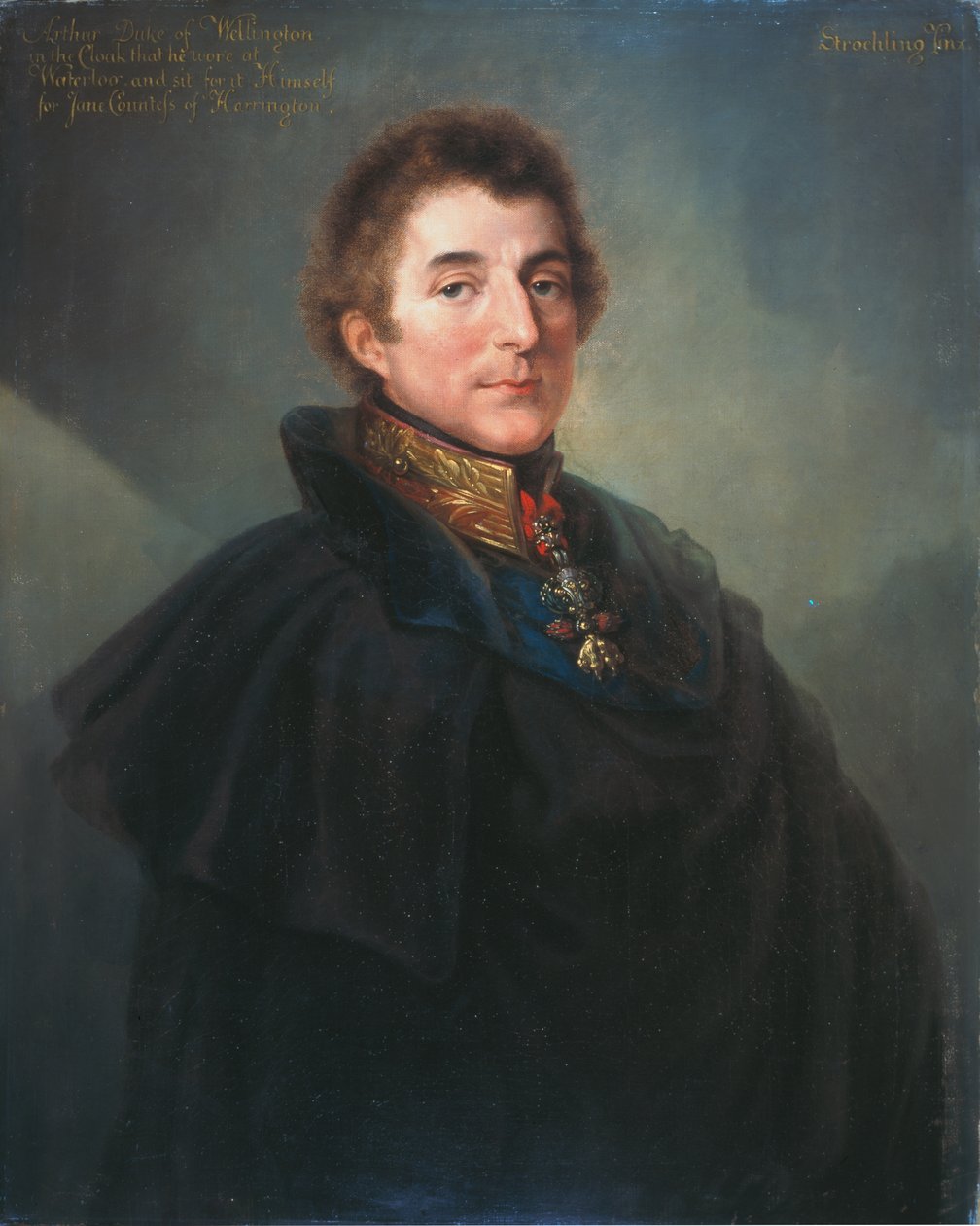 Feltmarskal Arthur Wellesley, KG KCB (1769-1852) ca.1820 af Peter Eduard Stroehling