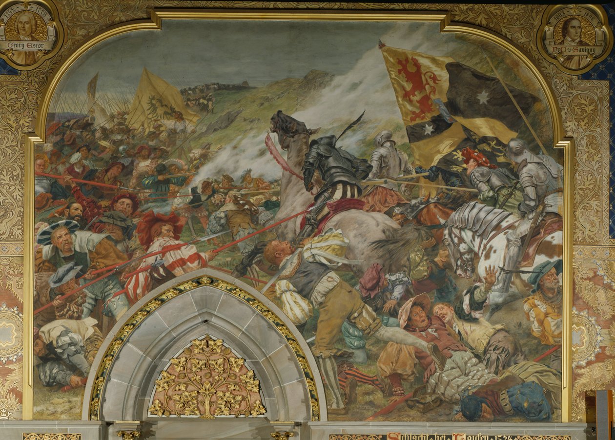 Slaget ved Lauffen i 1534, 1903 af Peter Johann Theodor Janssen