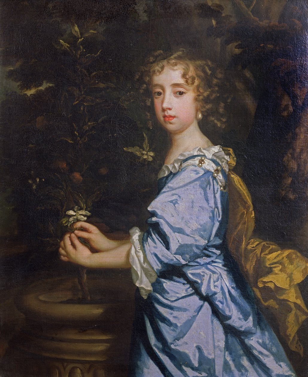 Isabella Dormer, 8 år, senere grevinde af Mountrath af Peter Lely