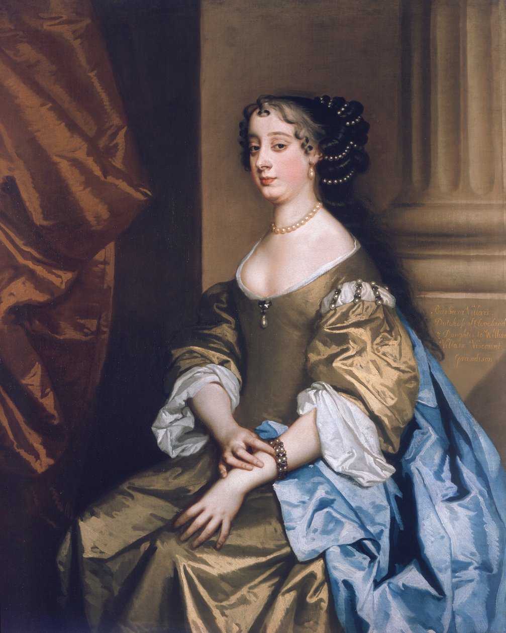 Portræt af Barbara Villiers af Peter Lely
