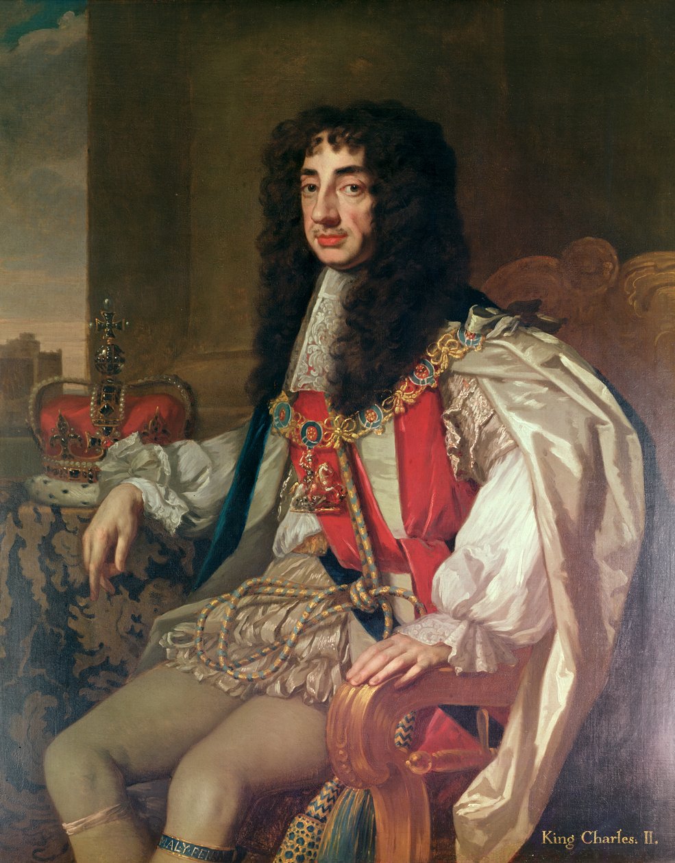 Portræt af Karl II af Peter Lely