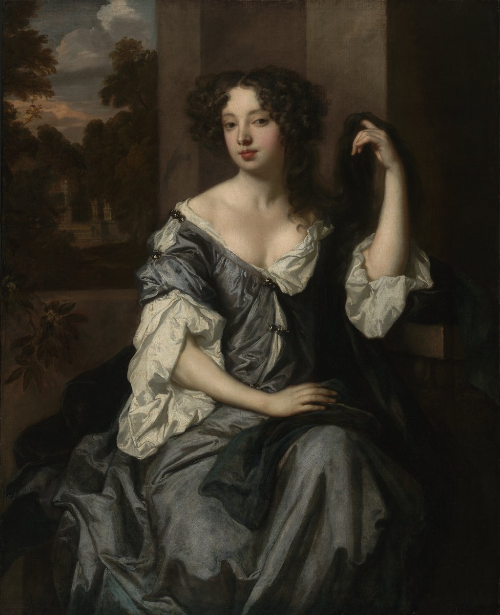 Portræt af Louise de Keroualle, hertuginde af Portsmouth, ca. 1671-4 af Peter Lely