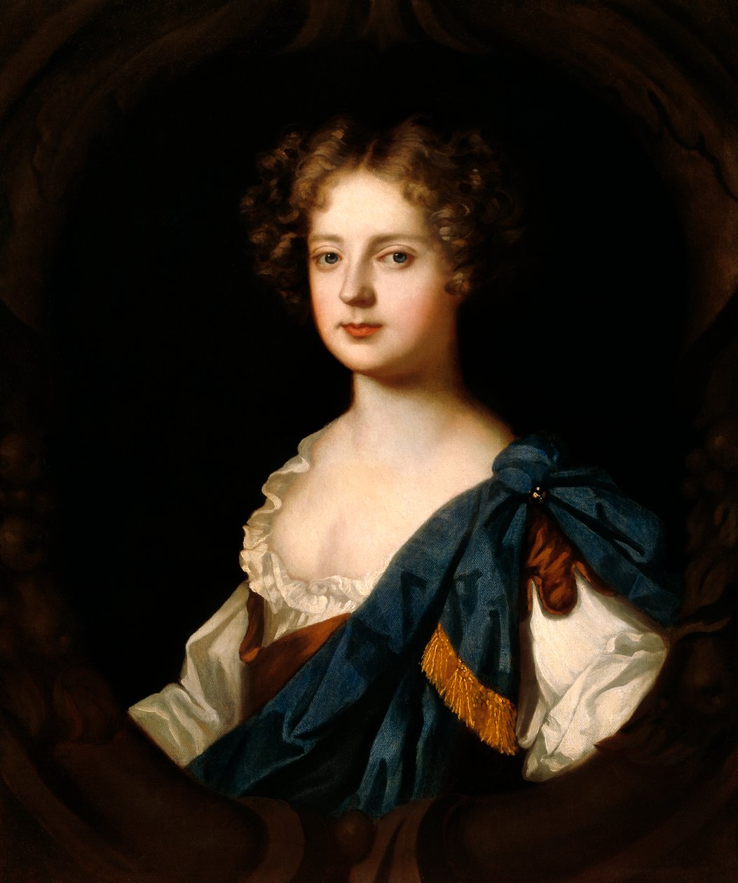 Portræt af Nell Gwynne, ca. 1680 af Peter Lely