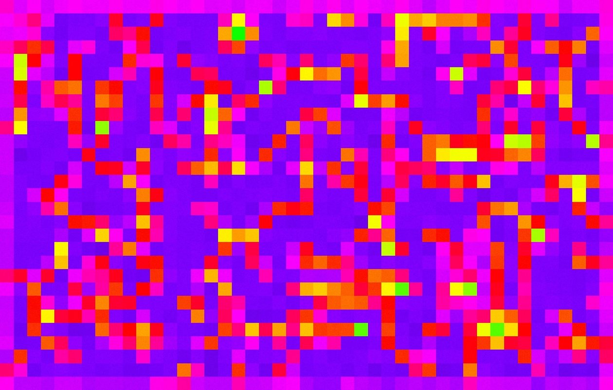 SQUARE FIXATION.2013, (digitalt billede) af Peter McClure