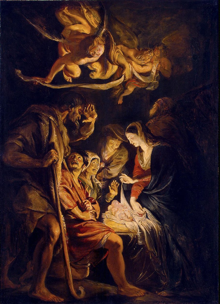 Tilbedelsen af hyrderne af Peter Paul Rubens