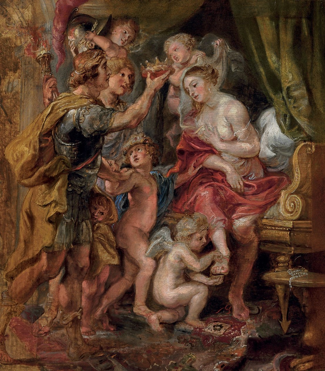 Alexander og Roxana af Peter Paul Rubens
