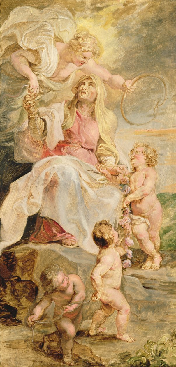 Allegori om evigheden, c.1625-30 af Peter Paul Rubens