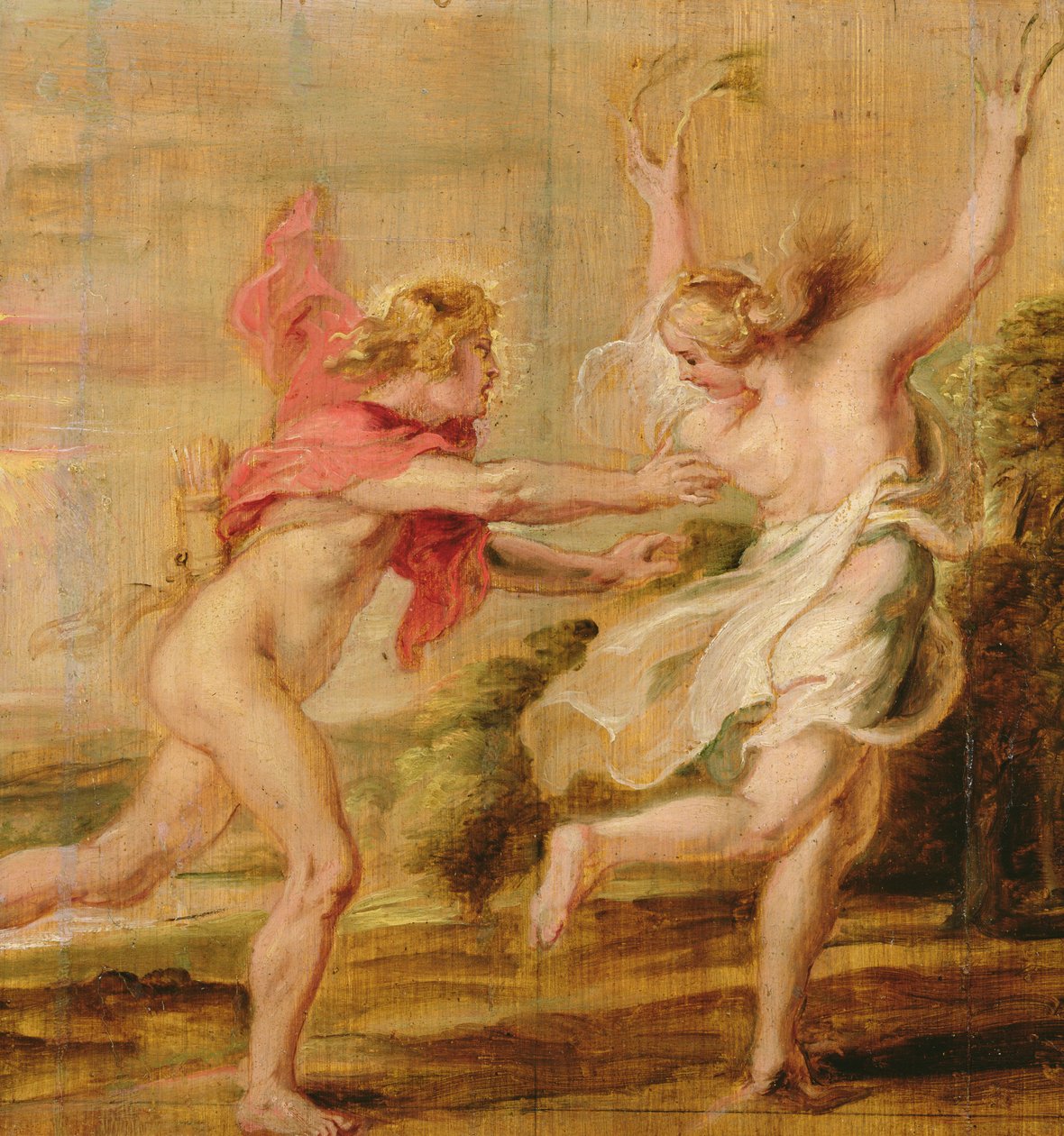Apollo og Daphne, ca. 1636 af Peter Paul Rubens