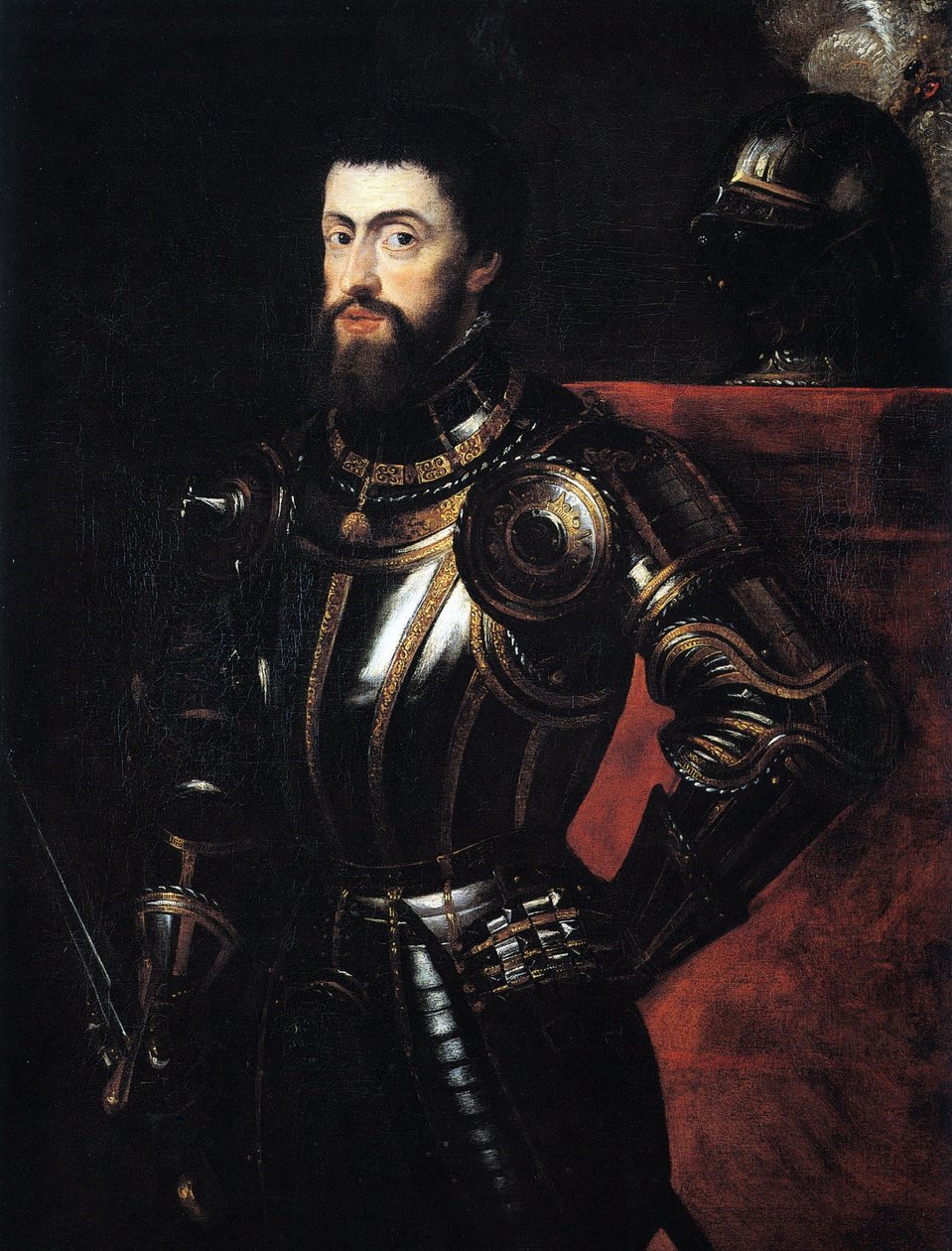 Karl V i rustning af Peter Paul Rubens