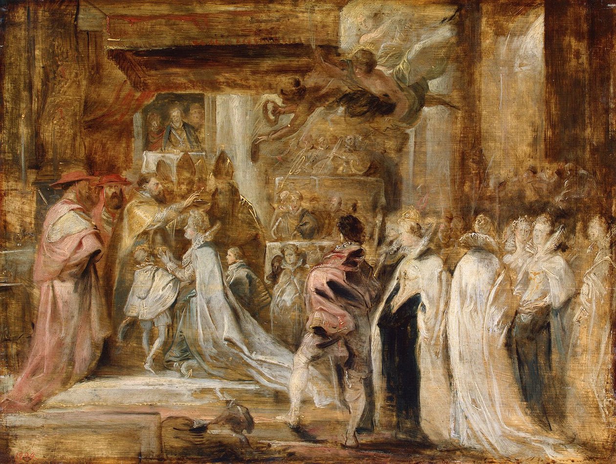 Kroning af Marie de Medici af Peter Paul Rubens