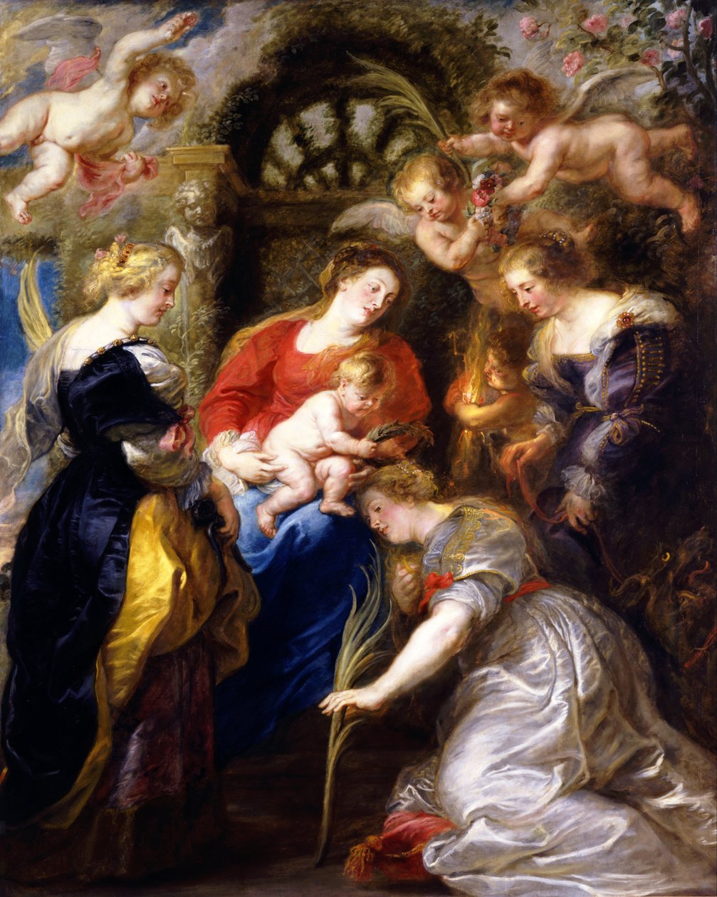 Kroning af Sankt Katarina af Peter Paul Rubens
