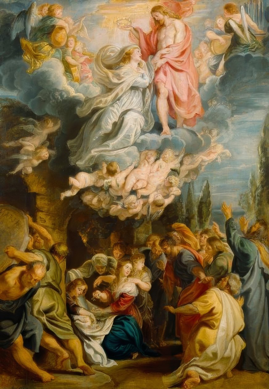 Antagelsen af ​​Maria af Peter Paul Rubens
