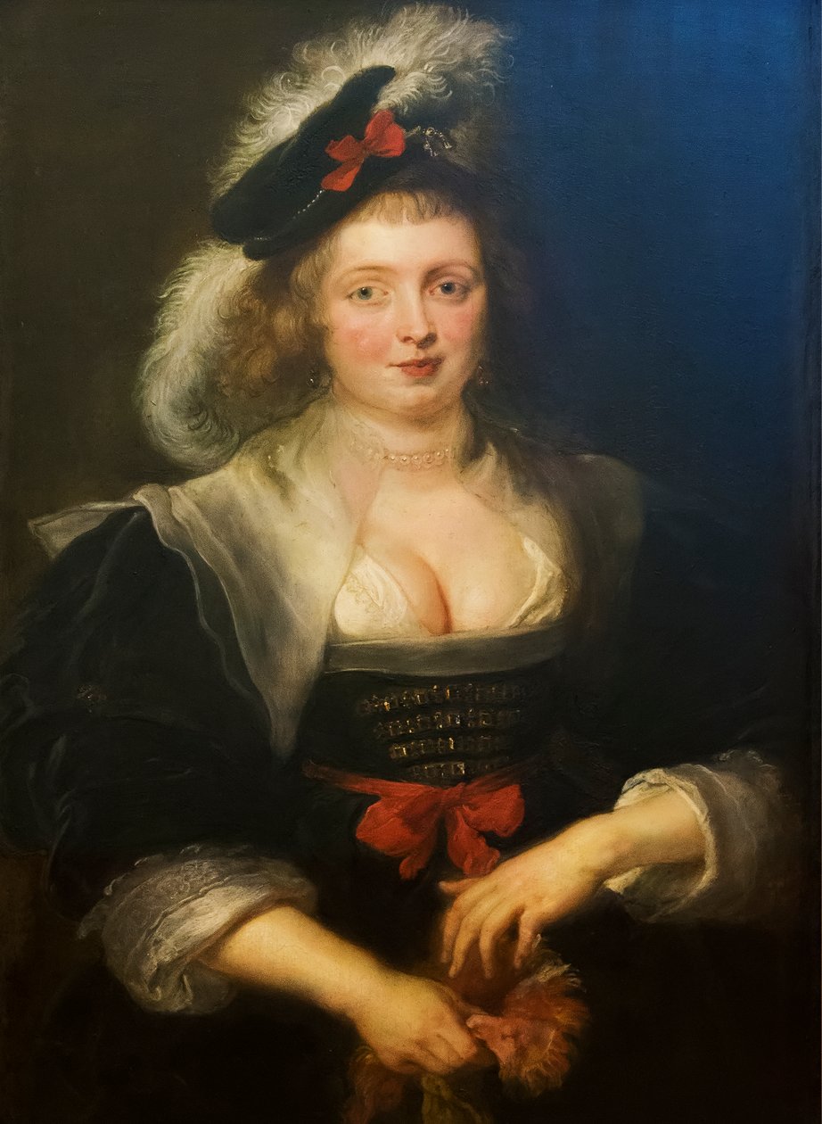 Hélène Fourment med handske af Peter Paul Rubens