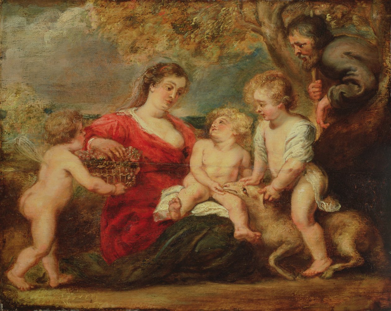 Hellig Familie i et Landskab af Peter Paul Rubens