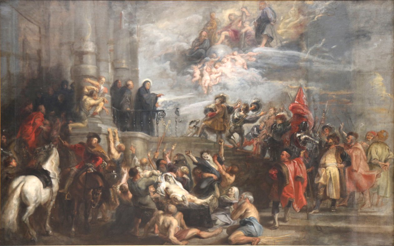 Sankt Benedikts mirakler af Peter Paul Rubens