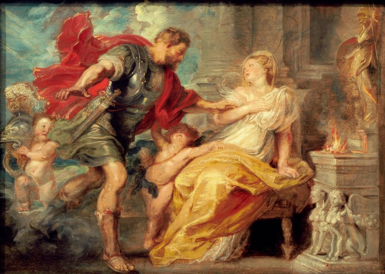 Mars og Rhea Silvia af Peter Paul Rubens