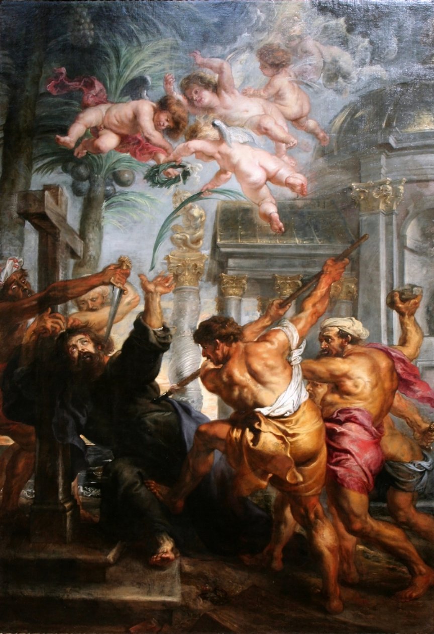 Martyrdommen for St. Thomas af Peter Paul Rubens